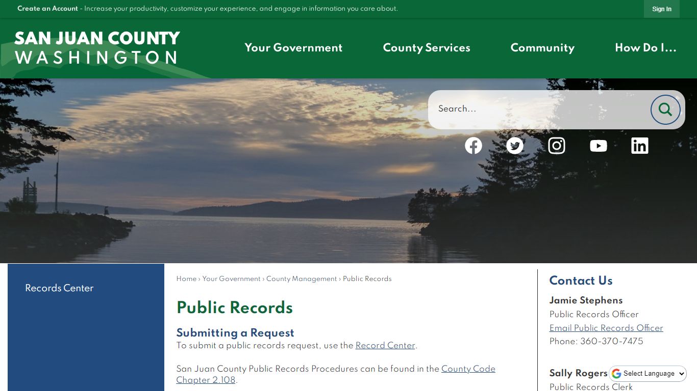 Public Records | San Juan County, WA