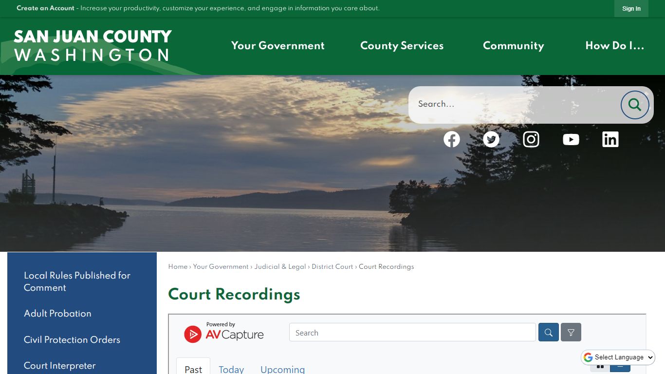 Court Recordings | San Juan County, WA