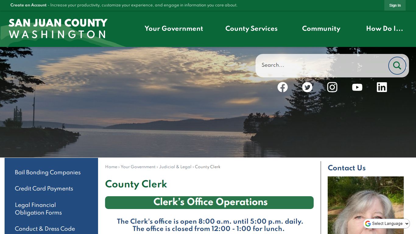 County Clerk | San Juan County, WA